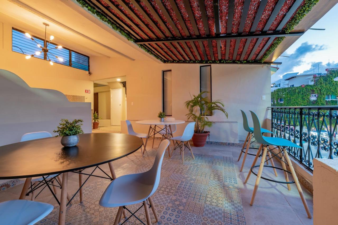 Hotel Brisas 5A Av, 普拉亚卡门 外观 照片