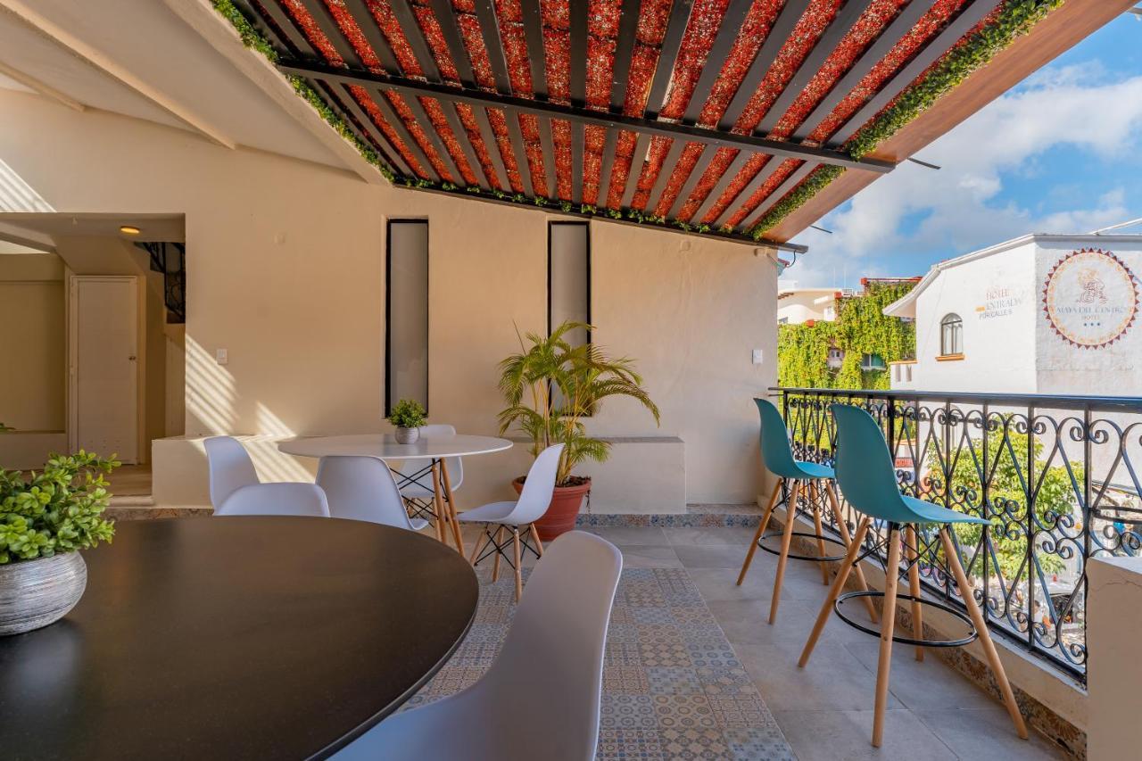 Hotel Brisas 5A Av, 普拉亚卡门 外观 照片