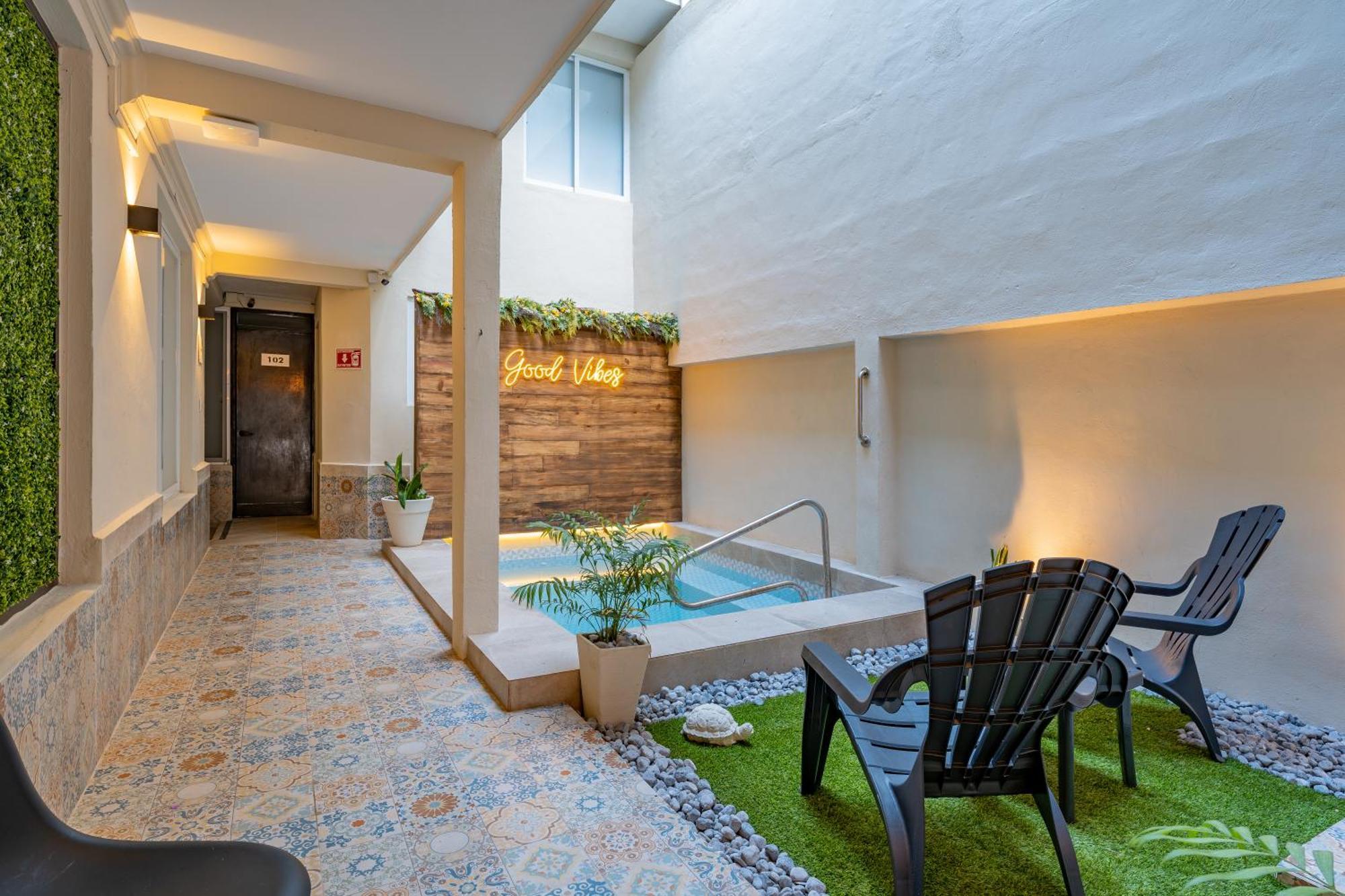 Hotel Brisas 5A Av, 普拉亚卡门 外观 照片