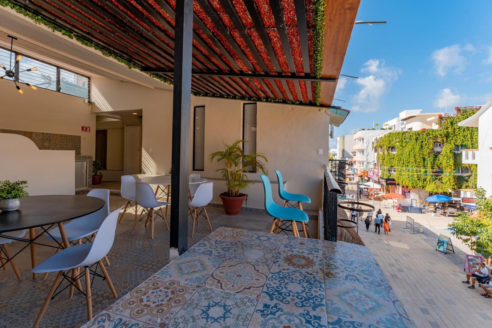 Hotel Brisas 5A Av, 普拉亚卡门 外观 照片