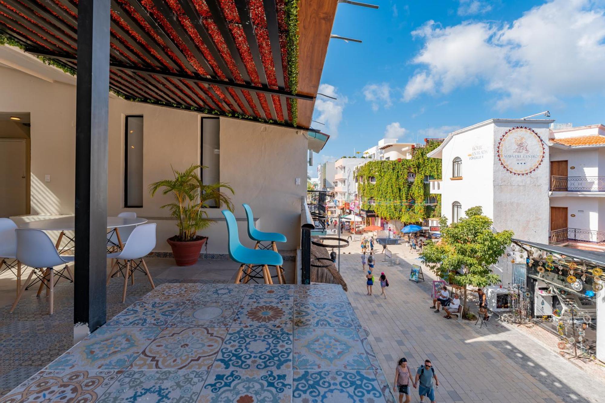 Hotel Brisas 5A Av, 普拉亚卡门 外观 照片